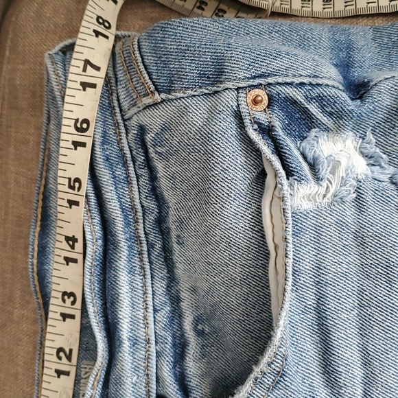 By Rewash women's super high rise mom jeans distressed shorts size 11 - Picture 7 of 10